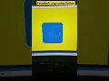 Facebook Using Python Coding Status Logo