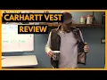 Carhartt Sherpa Lined Vest Review - Model V33 DKB