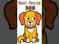Anjing Menggambar Melukis Mewarnai