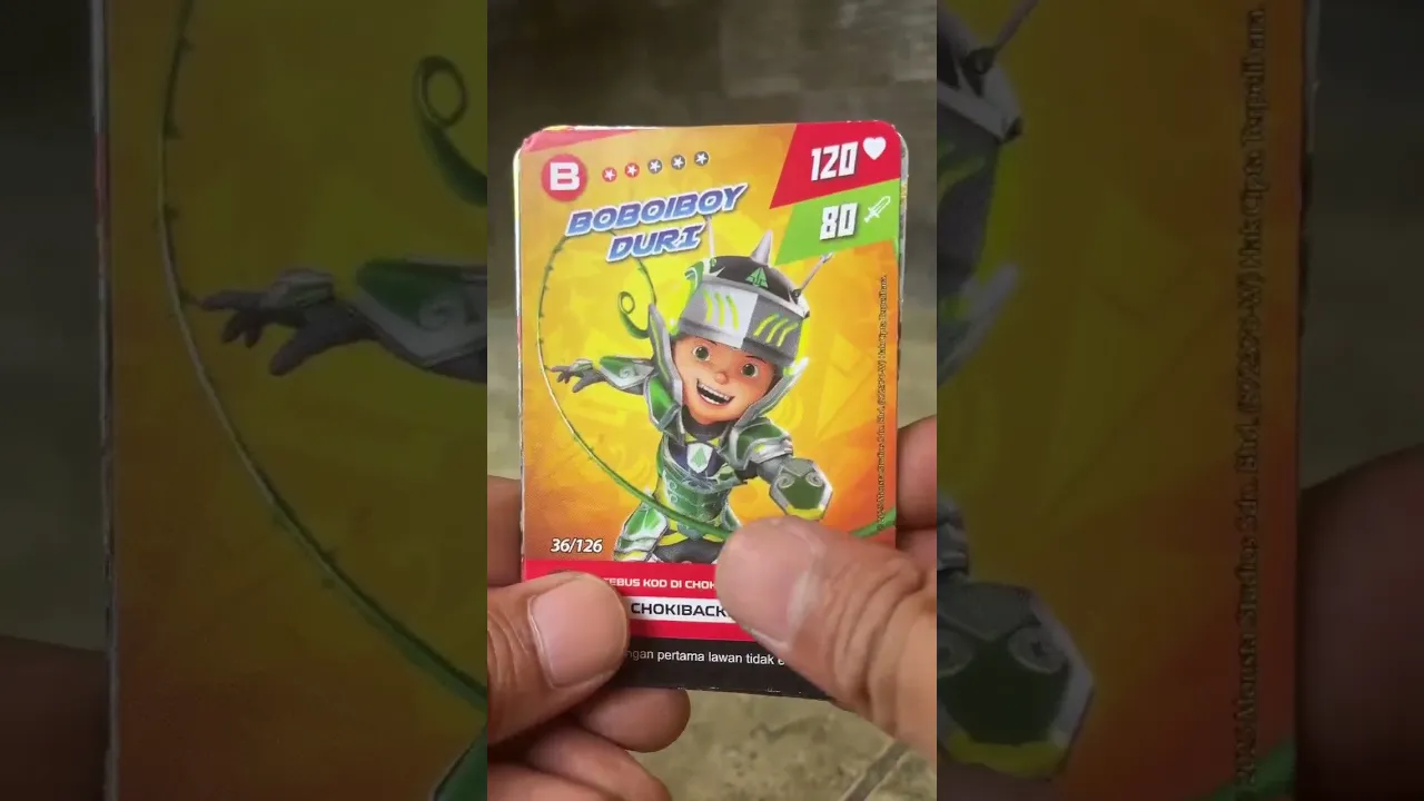 kartu boboiboy
