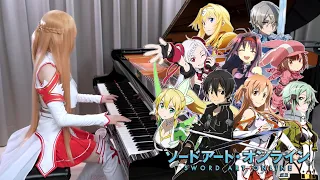 SWORD ART ONLINE EPIC PIANO MEDLEY！✨1,900,000 Subscribers Special✨ Ru's Piano