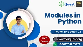 Modules in Python Python for Everybody with Web Scraping Live Python Bangla Course