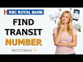 How to Find RBC Transit Number Branch Number Online on Check or RBC App