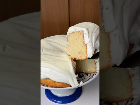 Bolo nuvem de leite ninho