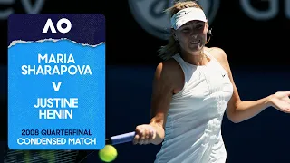 Maria Sharapova v Justine Henin Condensed Match | Australian Open 2008 Quarterfinal