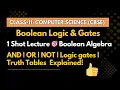 Boolean Logic Gates Explained Class 11 Computer Science CBSE Python
