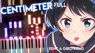 Download [FULL]Centimeter - Kanojo, Okarishimasu/Rent-a-Girlfriend OP | the peggies (piano) MP3