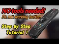 LG TV Magic Remote broken scroll easy No Tools