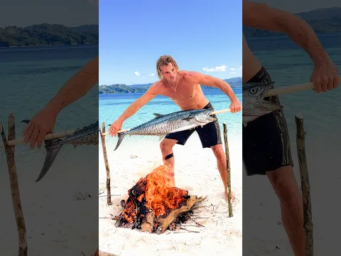 Can I Survive 24 Hours With Only A Spear? #survival #fishing #wilderness