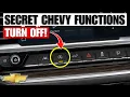 5 Chevy Settings You Should Turn OFF Immediately And Why GM Won t Let You