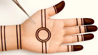 Rakhi Special Easy Simple Beautiful Mehndi Design | Front Hand Mehandi design | New Mehendi Design |