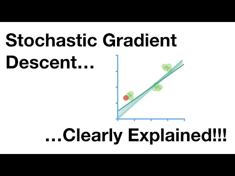 Stochastic Gradient Descent, Clearly Explained!!! - YouTube thumbnail
