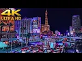 Vegas Strip After Dark - Driving Las Vegas Boulevard 4K