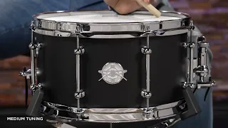 Dunnett Classic 13x7 Titanium Snare Drum - Matte Black 713TI-MB