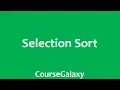 Selection Sort Algorithm