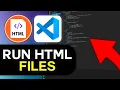 How to Run HTML Files Using Visual Studio Code in 2025