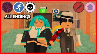 Convince the CRAZY Idol to let you free ALL ENDINGS and Badges Roblox