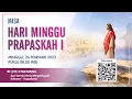 Lagu MISA MINGGU PRAPASKAH I - A | MINGGU, 26 FEBRUARI 2023 | PUKUL 08.00 WIB