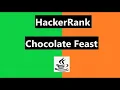 Chocolate Feast Hackerrank Java Solution Detailed Explaination Source Code