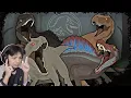 Download Lagu SIAPA DINOSAURUS PREDATOR TERKUAT?! TYRANNOSAURUS REX \u0026 SPINOSAURUS VS INDOMIUS REX \u0026 GIGANOTOSAURUS