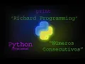 Python Problemas Numeros Consecutivos
