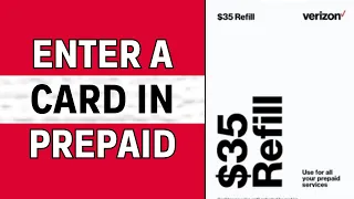 How to Enter a Refill Card in Verizon Prepaid Service 2025