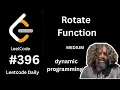 Rotate function leetcode 396 HINDI