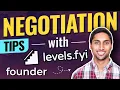 Salary Negotiation Tips levels fyi founder Ex Linkedin Amazon Engineer