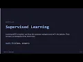 Supervised Machine Learning Part 2 Ayodeji Oroboade
