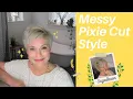 Messy Pixie Cut Style