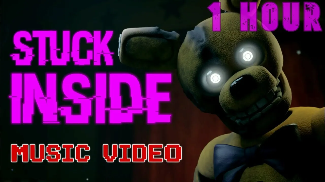 STUCK INSIDE (a #FNAF Song) - Black Gryph0n, The Living Tombstone, Kevin Foster [1 HOUR VERSION]