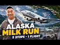 I Flew Alaska Airlines 5-Stop Milk Run Here s What Happened
