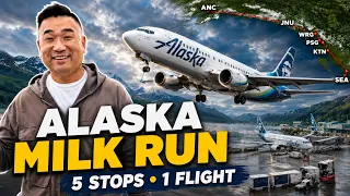 I Flew Alaska Airlines 5-Stop Milk Run Here s What Happened