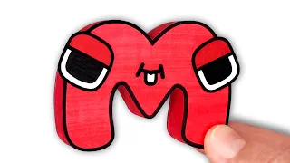 Cool Craft | Paper Alphabet Lore m ❤️