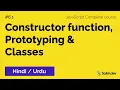 6 1 - Constructor function Prototype Classes in JavaScript explained in