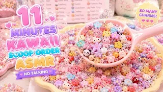 11 MINUTES of KAWAII SCOOP ORDER ASMR 🩷✨ So Many Charms! | No Talking, Satisfying Sounds