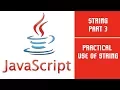 Java Script String Part 3 lecture 19