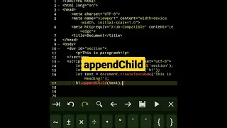 appendChild javascript tutorial