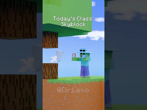 SKYBLOCK - The Monster School: A New Lesson