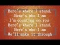 Download Lagu Here's where I stand Lyrics - Camp Tiffany Taylor