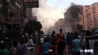 رصد | انسحاب الشرطة عقب اشتباكات مع أولتراس نهضاوي في ذكرى تأسيسه الثالثة