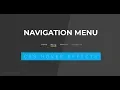 Cool CSS Navigation Menu Menu Hover Effects CSS Effects HTML and CSS Only