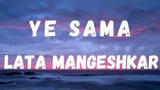 Ye Sama Lyrics Jab Jab Phool Khile Lata Mangeshkar Shashi Kapoor Nanda Lyrical Music 