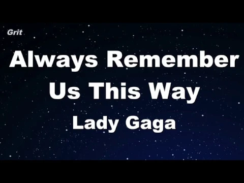 Download MP3 Always Remember Us This Way - Lady Gaga Karaoke 【No Guide Melody】 Instrumental