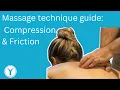 Massage technique guide compression Friction