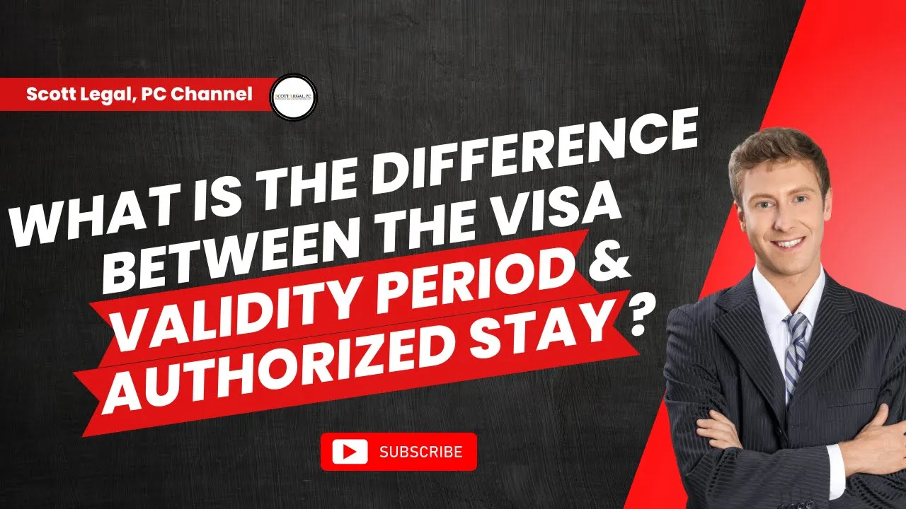 What is the difference between the visa validity period & authorized stay?