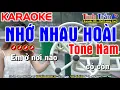 Download Lagu Nhớ Nhau Hoài Karaoke Nhạc Sống Tone Nam ( Phối Mới ) - Tình Trần Organ