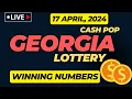 Georgia Cash Pop Lottery Results For - 17 Apr 2024
