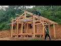 Download Lagu My husband and I spent a year building our WOODEN HOUSE from start to finish | Life in the Wild