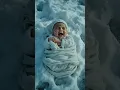 Download Lagu White Wolf Saved the Crying Baby in Snow | Emotional Animal Rescue Story | white wolf baby rescue